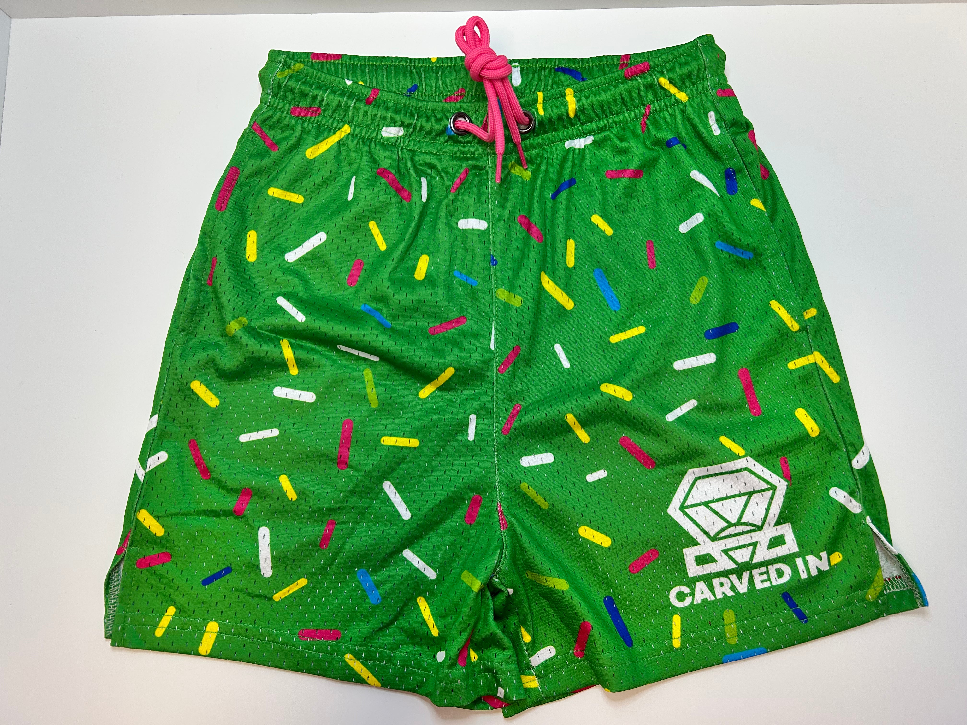 Chill Time Mesh Shorts - Green Hype - Carved In