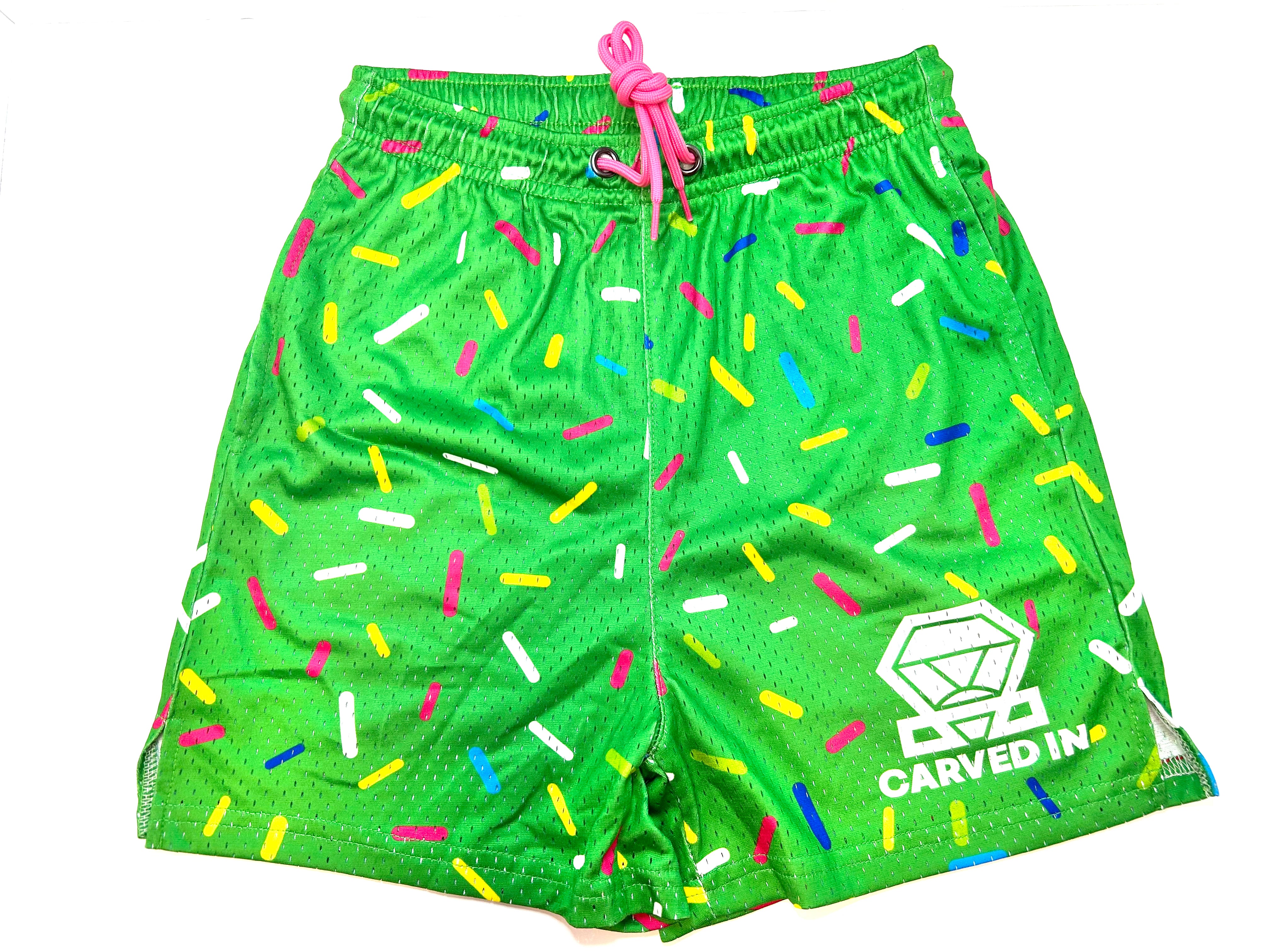 Chill Time Mesh Shorts - Green Hype - Carved In