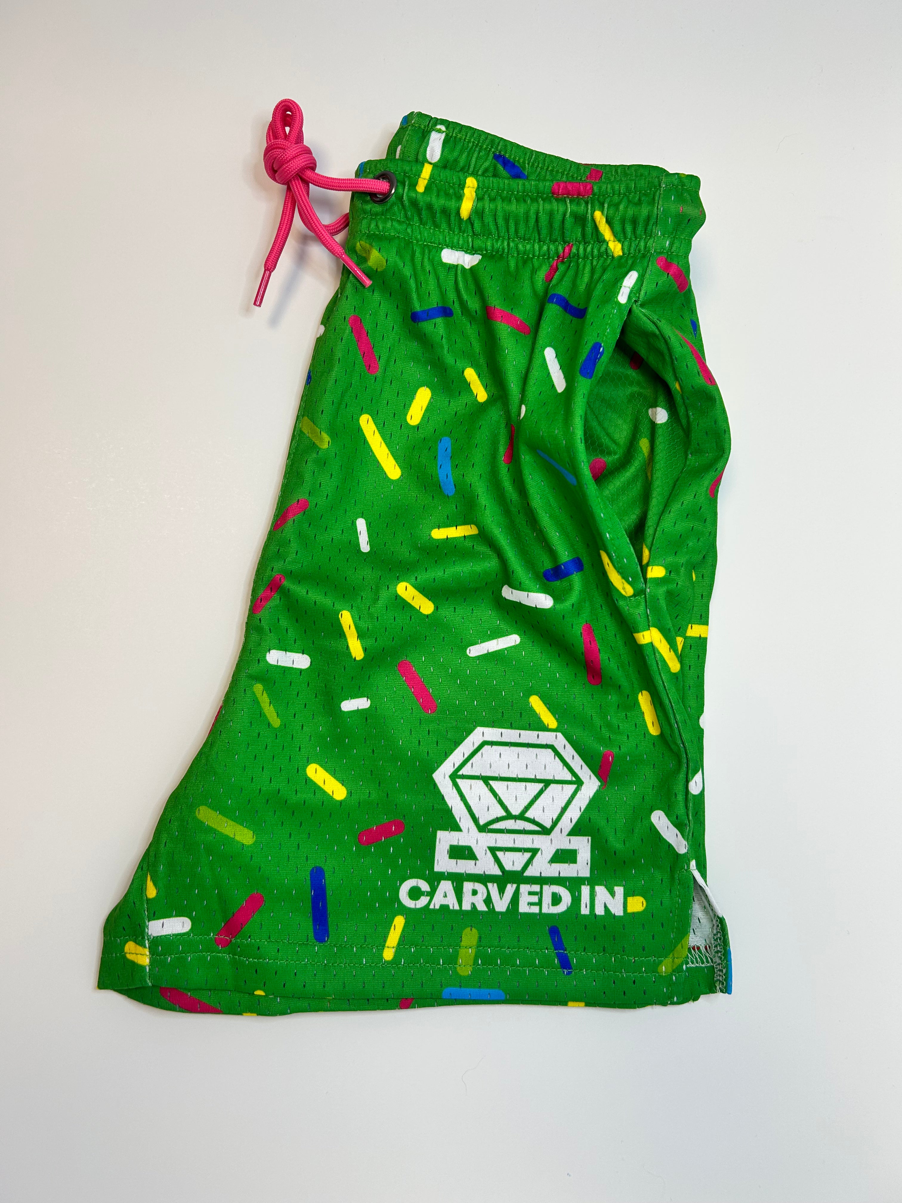Chill Time Mesh Shorts - Green Hype - Carved In
