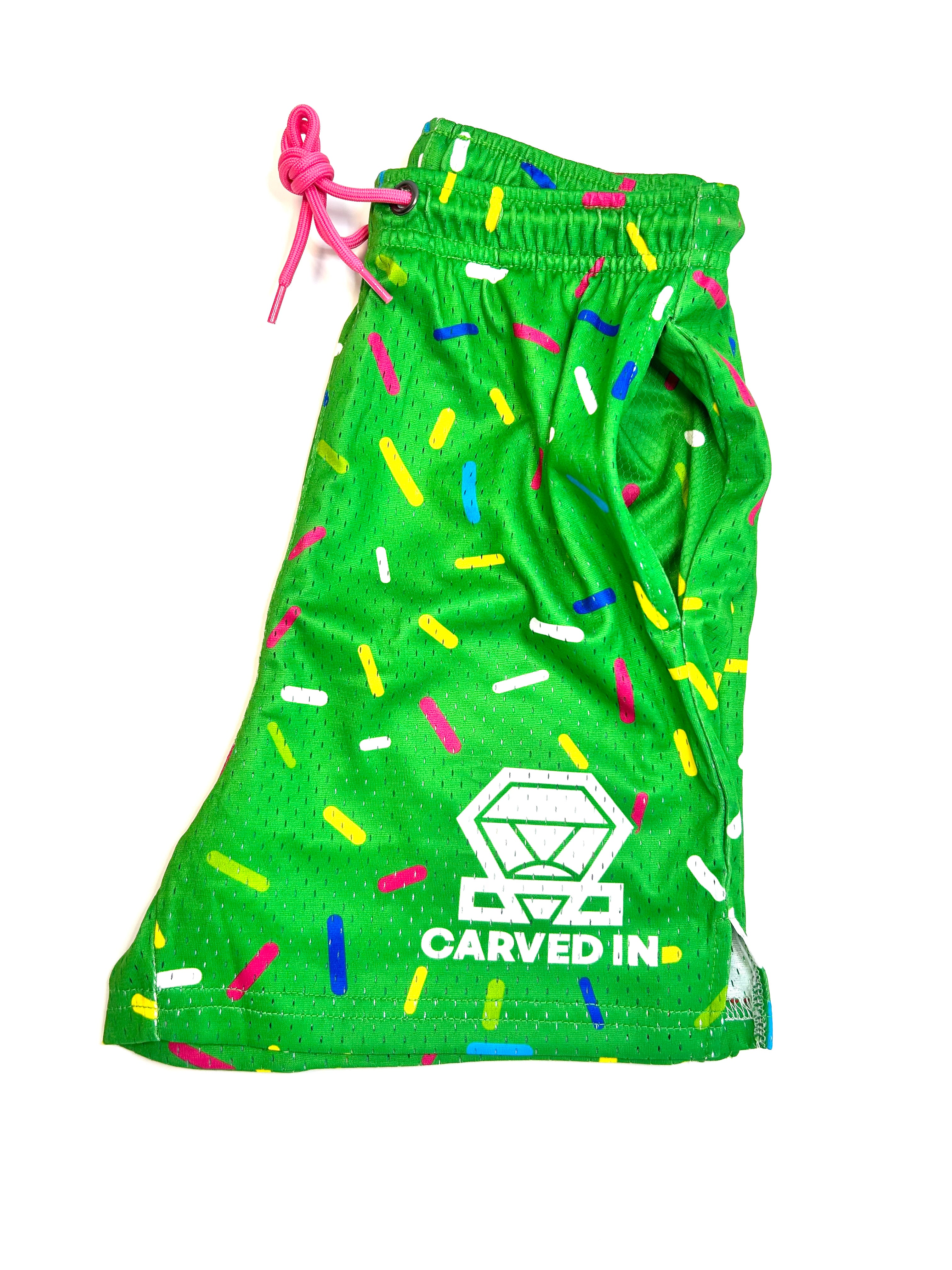 Chill Time Mesh Shorts - Green Hype - Carved In