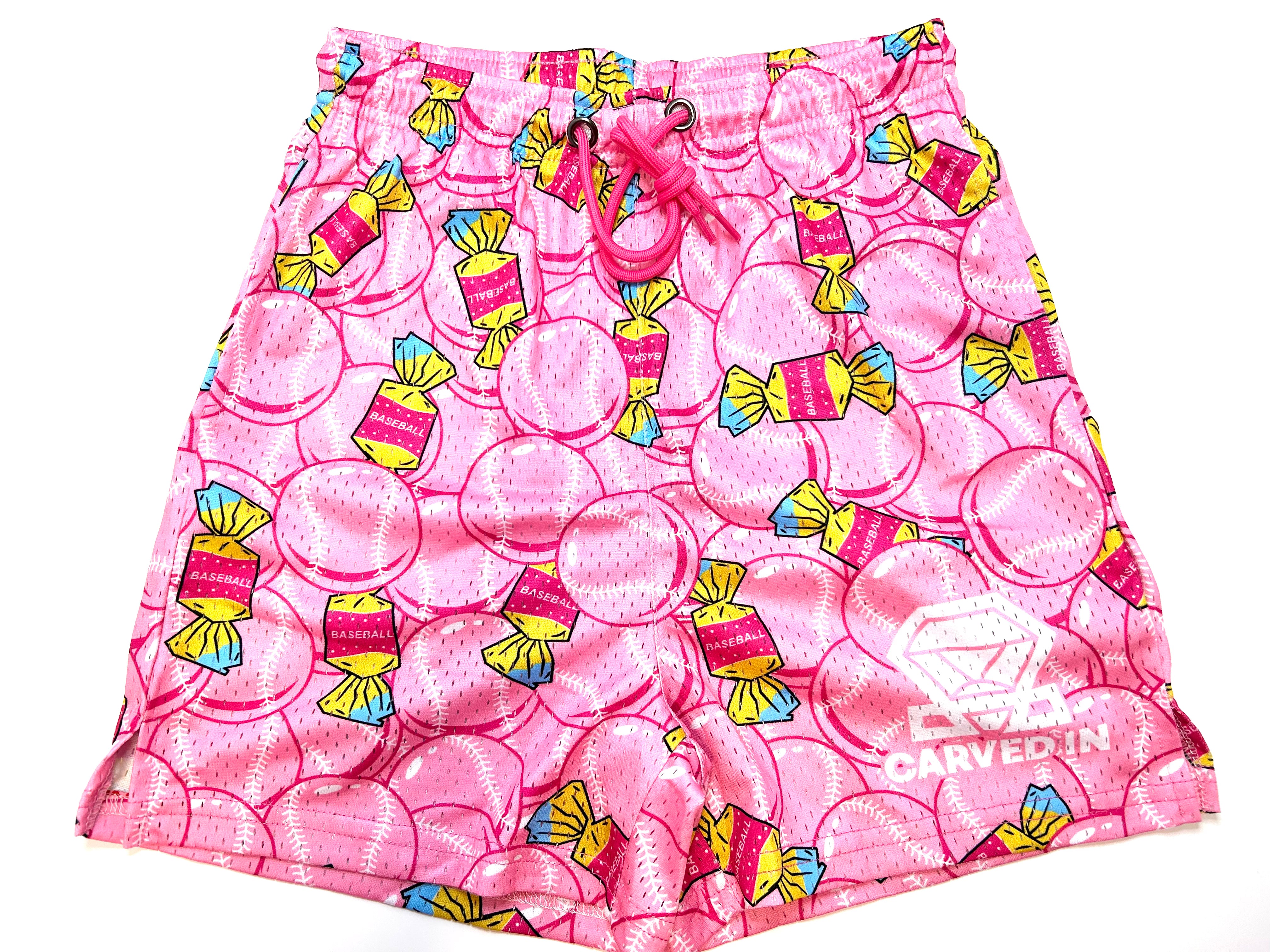 Chill Time Mesh Shorts - Gum Ball - Carved In