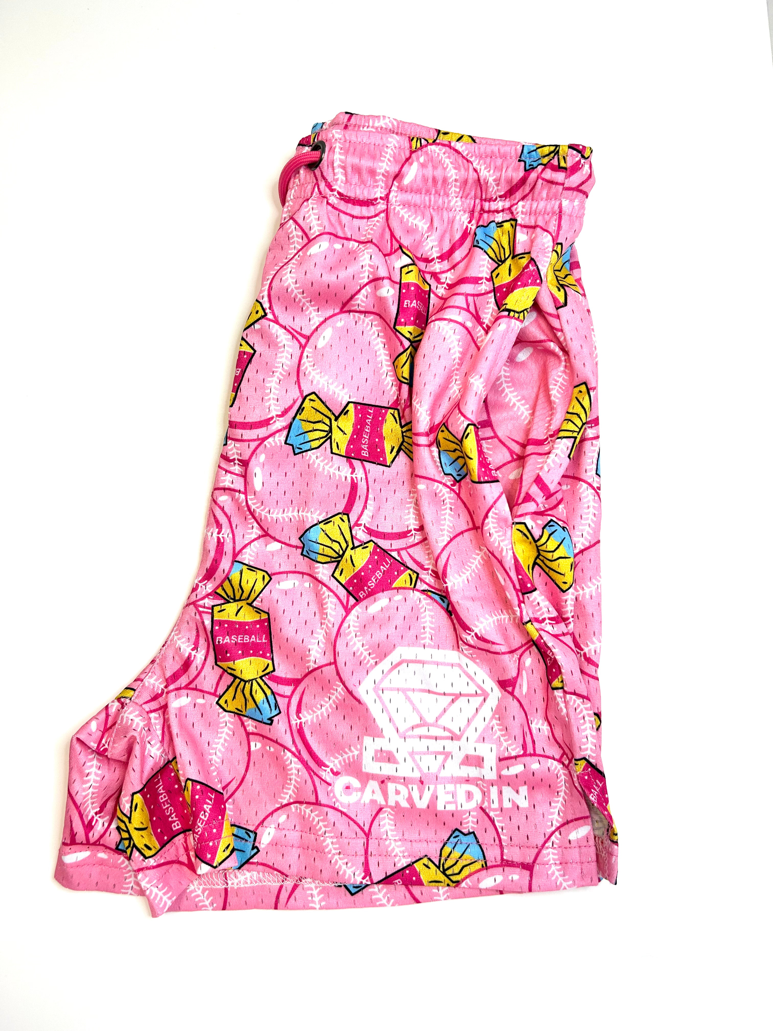 Chill Time Mesh Shorts - Gum Ball - Carved In